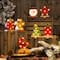 Glitzhome® LED Snowman Head & Tree Stocking Holder Set
